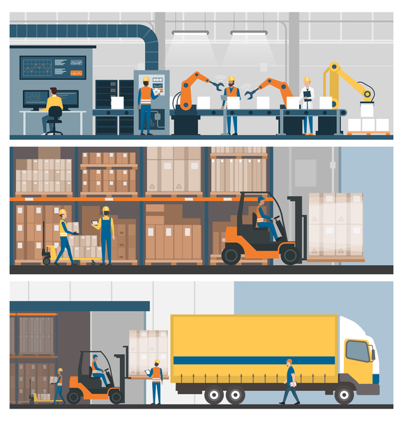 Industrial production, warehousing and logistics